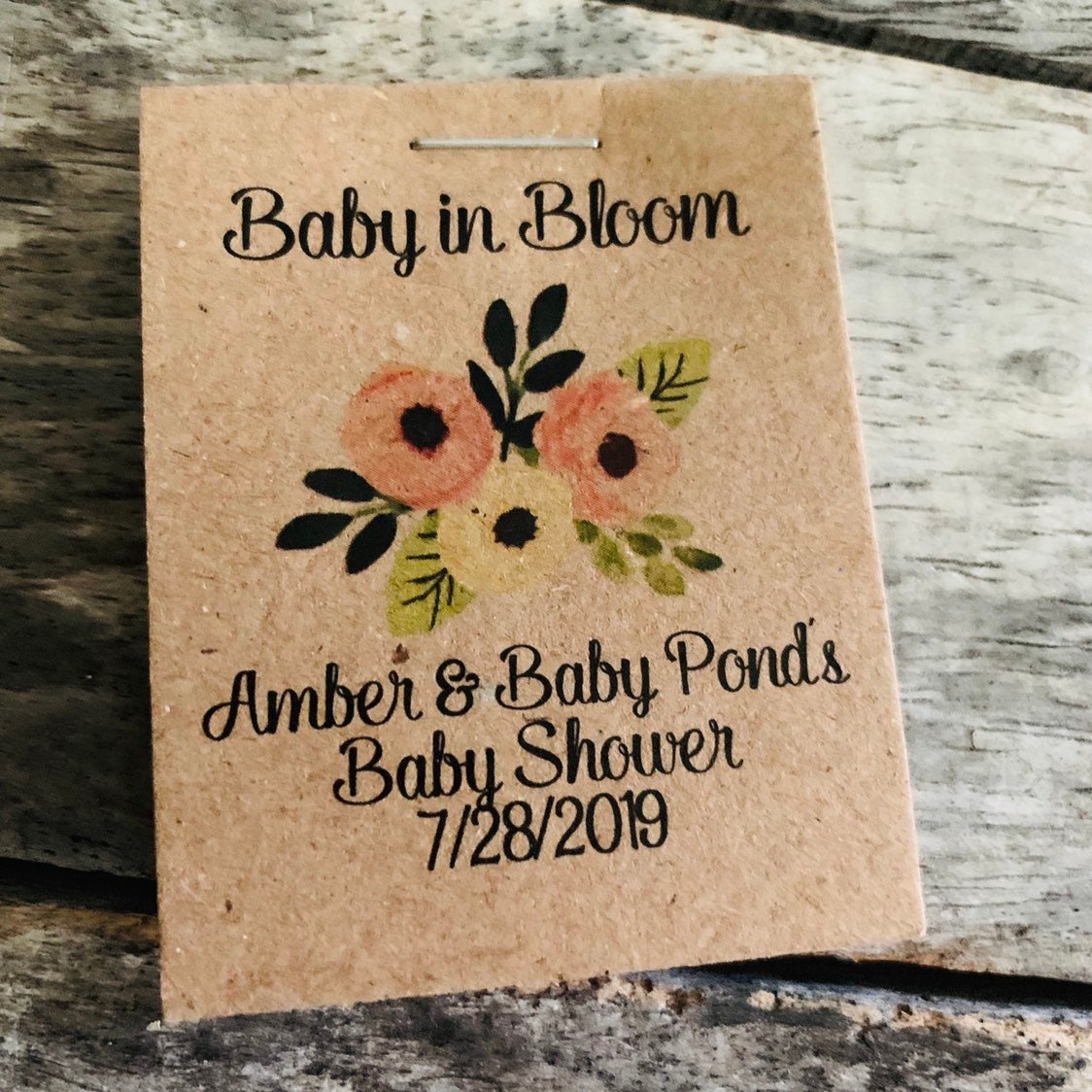 MINI Seed Packets Favors Baby in Bloom Seed Packets for Baby Shower Mini  Wildflower Seed Packets for Baby Sprinkle SEEDS included Wildflower -  Pretty Little Favor
