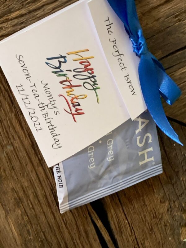 50th Birthday Favors, 60th Birthday Party Favors, 70th, 80th Tea Party Favors Tea bag Favors Par-tea Favor idea - Image 6