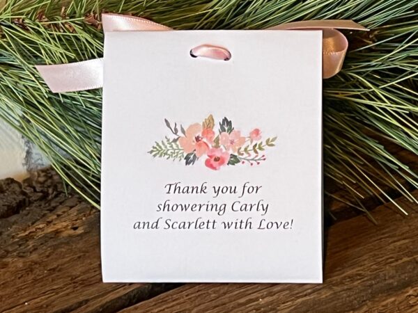 Tea Favors perfect for Bridal Shower or Baby Shower - Stacked Teacup Personalized Favors - Image 6