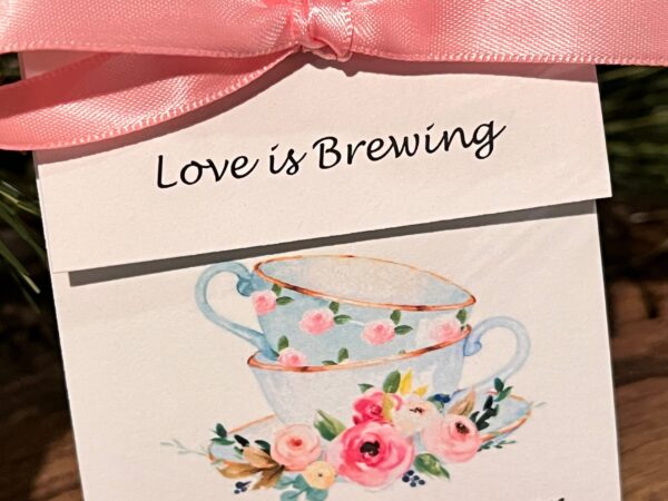 Tea Favors perfect for Bridal Shower or Baby Shower - Stacked Teacup Personalized Favors - Image 3