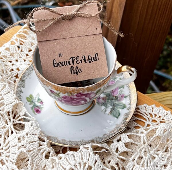 A Beautiful Life Tea Favors - Memorial Gift - Funeral Gift Tea Packets