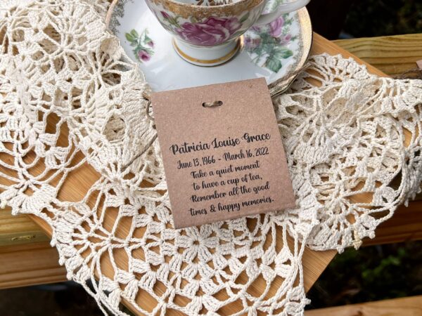 A Beautiful Life Tea Favors - Memorial Gift - Funeral Gift Tea Packets - Image 2