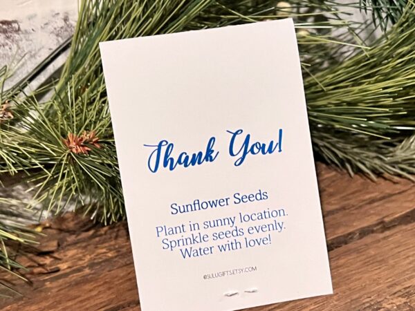 Beautiful Baby Shower Favors -Flower Seed Packets - Boho pink and cream wildflowers Baby Sprinkle Seed Favors Baby in Bloom Couples Shower - Image 2